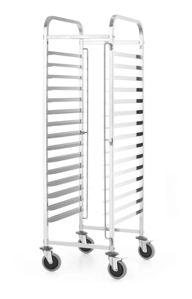 HENDI Regalwagen – Kitchen Line – Silber – 470 × 620 × H 1735 mm