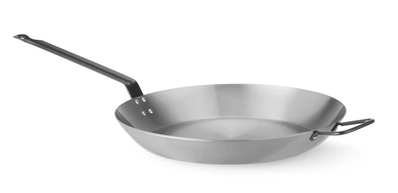 HENDI Pfanne Lyonnaise – Mit 2 Griffen – Rund – Ø 360 × H 140 mm