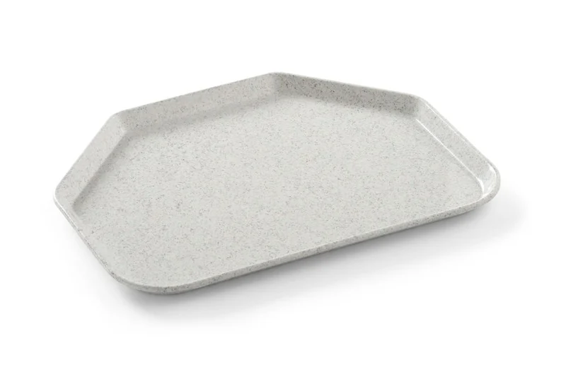 AmerBox Tablett, trapezförmig – Granit – 455 × 355 mm