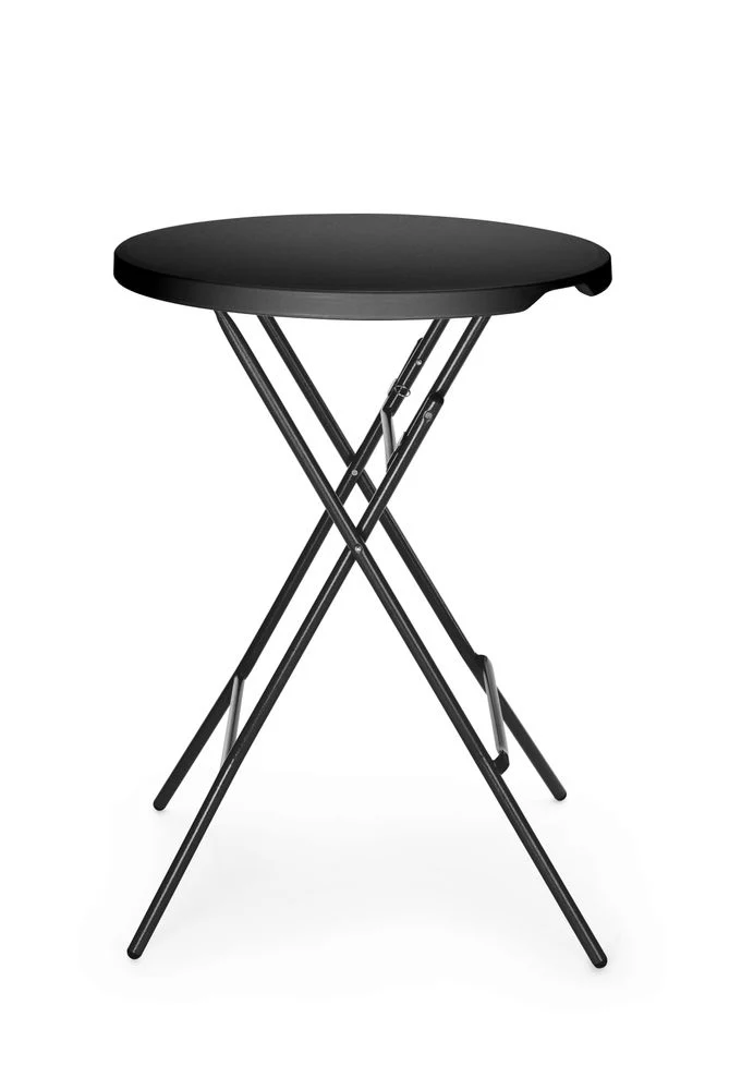 AmerBox Bar-Stehtisch – Rund – Schwarz – Ø 800 × H 1100 mm