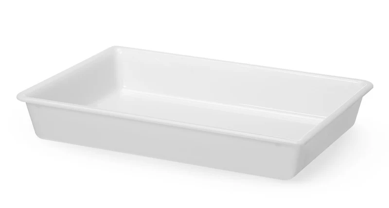 HENDI Vorbereitungsschale – 12 l – Weiß – 535 × 385 × H 85 mm