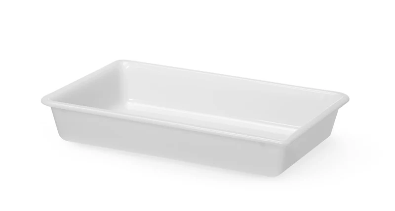 HENDI Vorbereitungsschale – 6 l – Weiß – 430 × 285 × H 75 mm