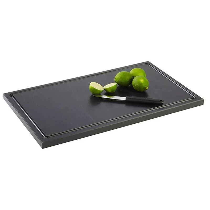 Schneidebrett Bar 50 x 30 cm Schwarz HDPE