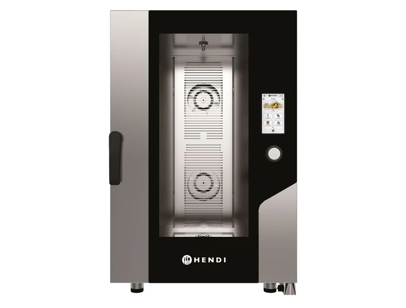 HENDI Konvektions-Dampfgarer – Touch 11 x GN 1 / 1 – 730 × 785 × H 1130 mm