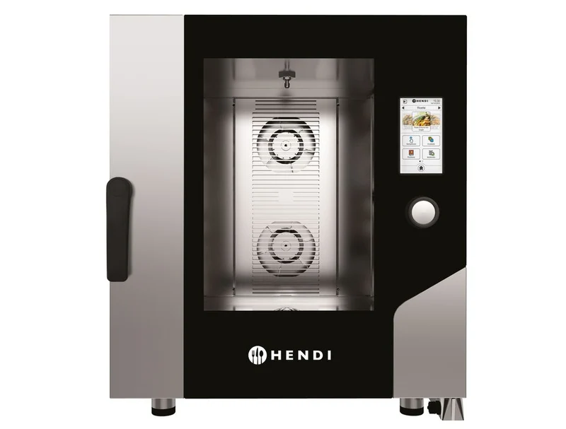 HENDI Konvektionsdampfgarer – Touch 7 x GN 1 / 1 – 400 V / 11400 W – 730 × 784 × H 850 mm