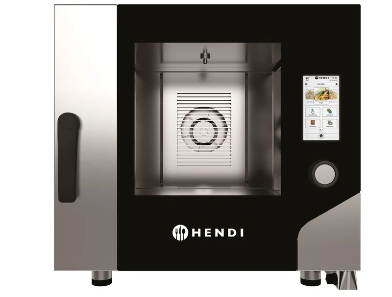 HENDI Konvektionsdampfgarer, Touch, elektrisch – Millennial Touch Screen – 730 × 784 × H 700 mm
