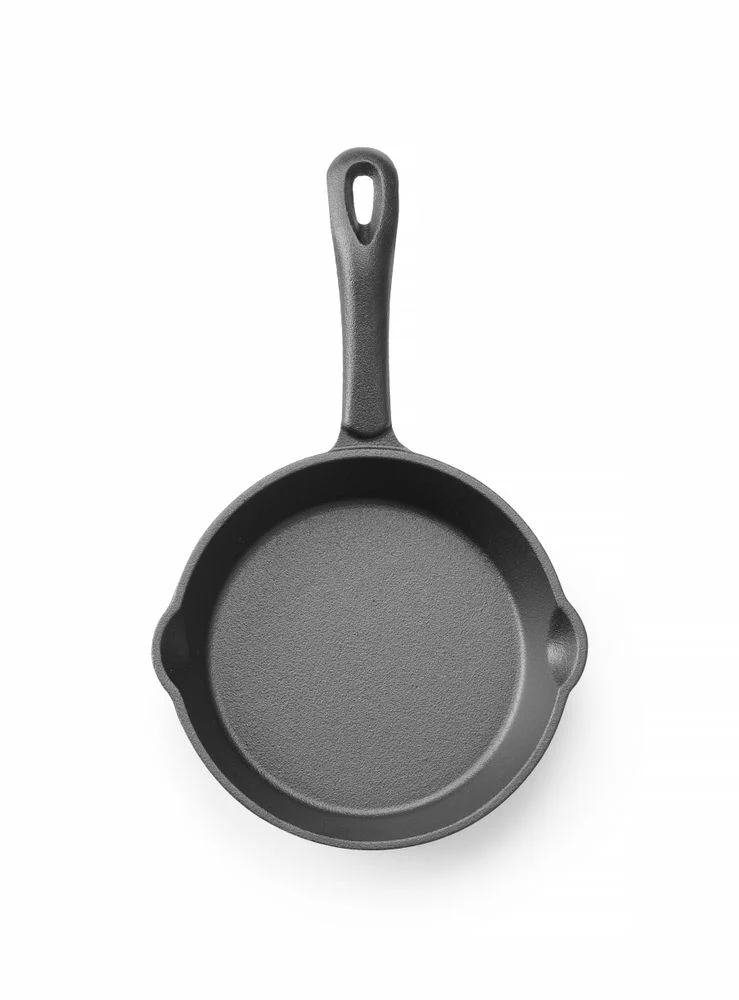 HENDI Gusseisenpfanne – Schwarz – Ø 165 × H 35 mm