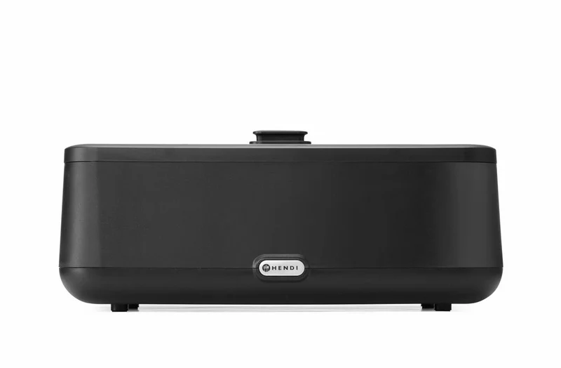 HENDI Chafing Dish UNIQ – GN 1 / 1 – 230 V / 700 W – designed by Robert Bronwasser – Schwarz – 607 × 402 × H 245 mm
