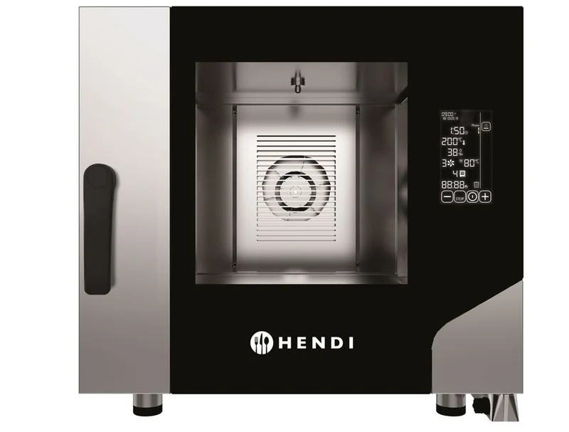 HENDI Konvektionsdampfgarer CONTACT 5x GN1 / 1 – 400 V / 7800 W – 730 × 849 × H 700 mm