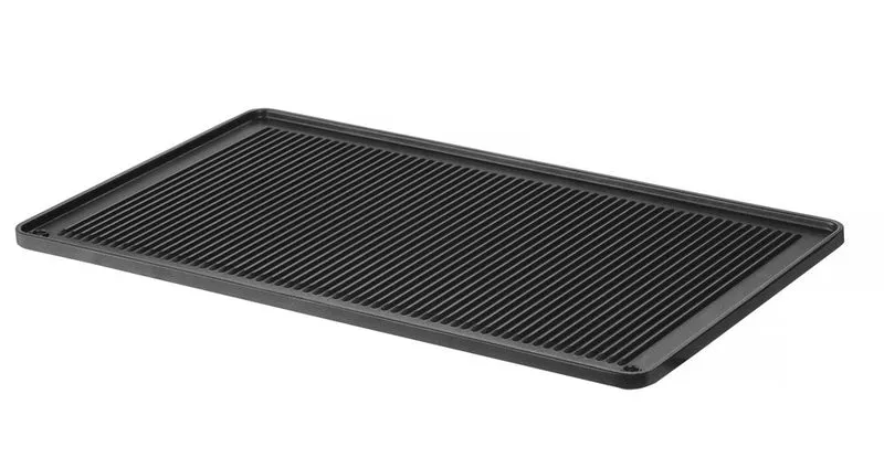 HENDI Grillplatte, gerippt CONVECTOMAT GRILLPLATE – GN 1 / 1 – 530 × 325 × H 15 mm