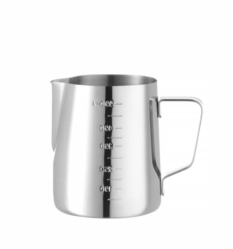 HENDI Milchkännchen mit Maß – 0,6 l – 130 × 77 × H 112 mm