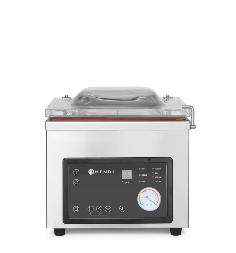 HENDI Vakuumkammer-Verpackungsmaschine – Profi Line – 230 V / 370 W – 330 × 480 × H 360 mm