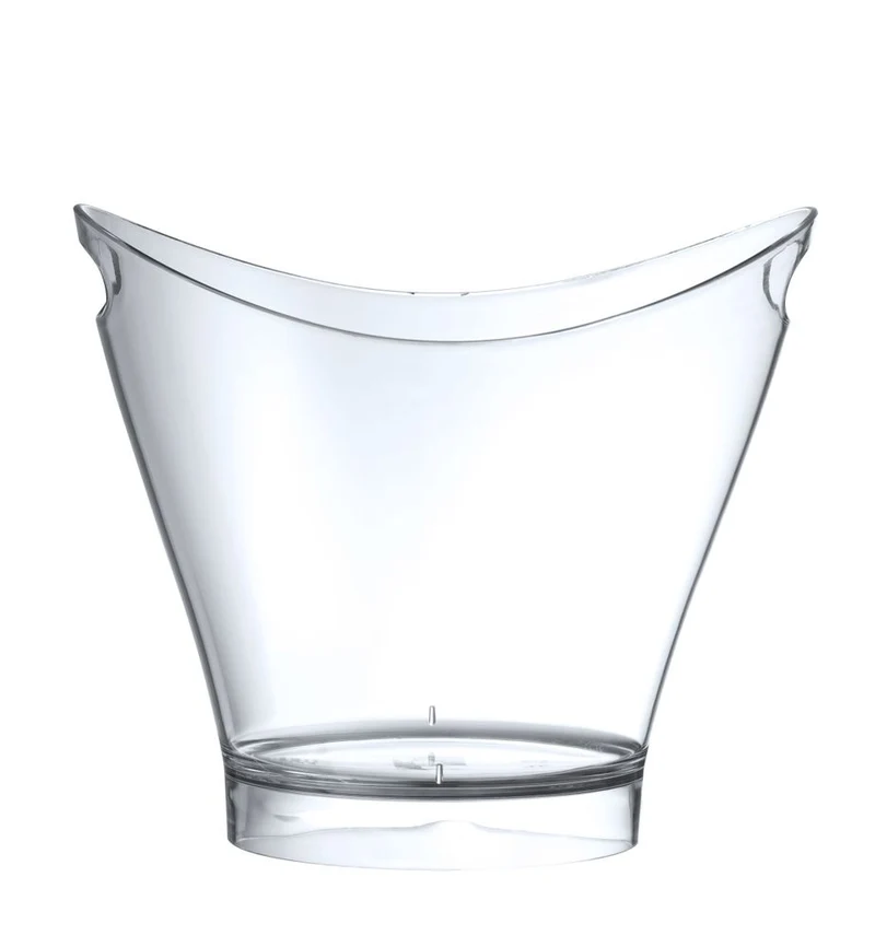 BarUp Wein- und Sektkühler – 6 l – Transparent – 300 × 240 × H 260 mm