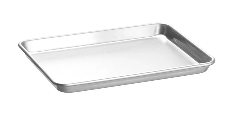 HENDI Backblech – Rechteckig – Silber – 330 × 242 × H 26 mm