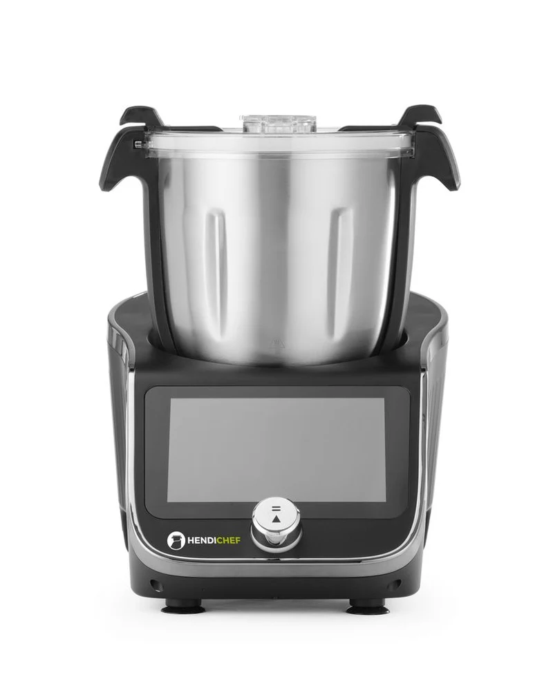 HENDI Multifunktions-Küchenmaschine HENDICHEF, schwarz – 3 l – 230 V / 1400 W – 210 × 380 × H 320 mm