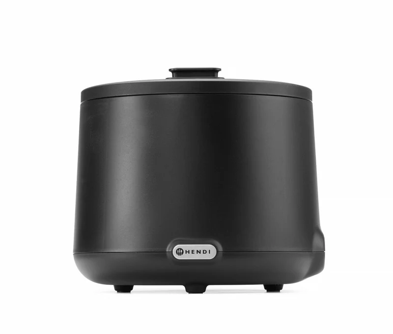 HENDI Suppenkessel UNIQ – 8 l – 230 V / 500 W – designed by Robert Bronwasser – Schwarz – Ø 365 × H 325 mm