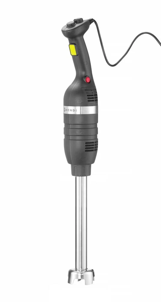HENDI Stabmixer 500 mit variabler Geschwindigkeit und 400 mm langem Stab – Kitchen Line – 230 V / 500 W – Schwarz – 100 × 816 mm