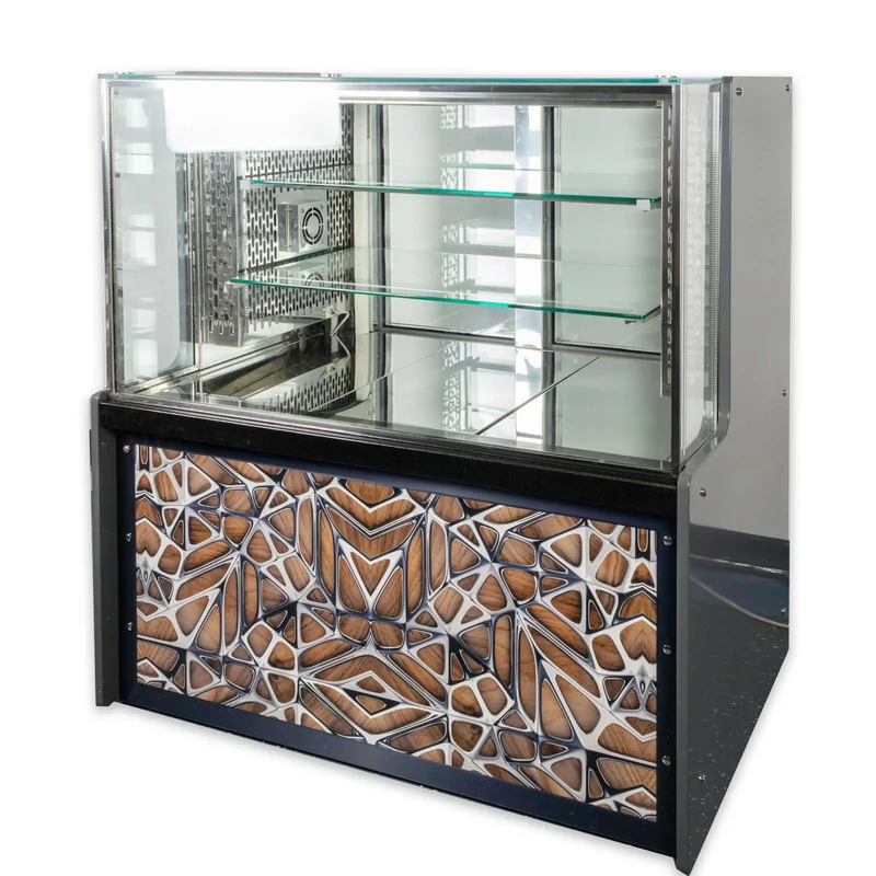 Fleischtheke Doppelverglasung LED Dekor 120 cm