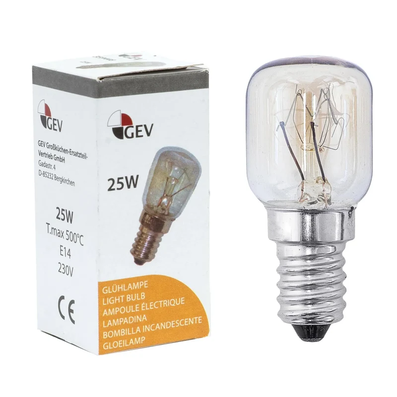 Glühlampe Pizzaofen E14 25W 500°