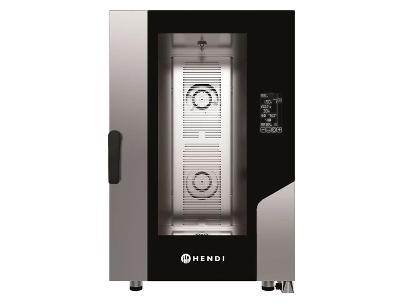 HENDI Konvektions-Dampfgarer Contact 11x GN 1 / 1 – 400 V / 15400 W – 730 × 849 × H 1130 mm