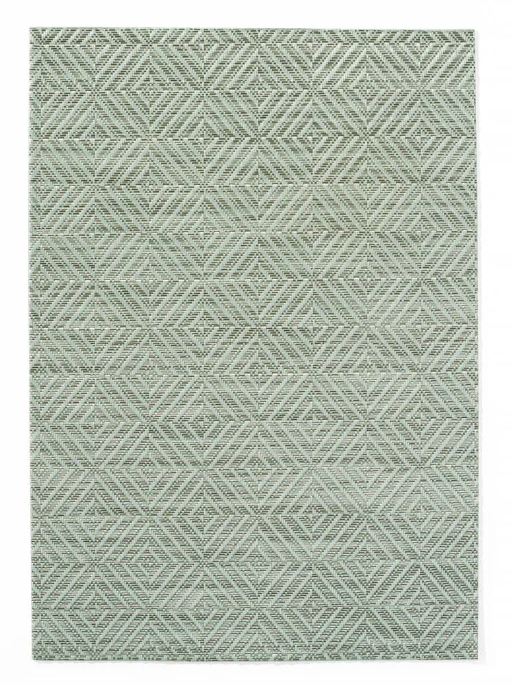 HENDI Platzset, geometrisches Muster – Grün – 450 × 300 mm – 6 Stück