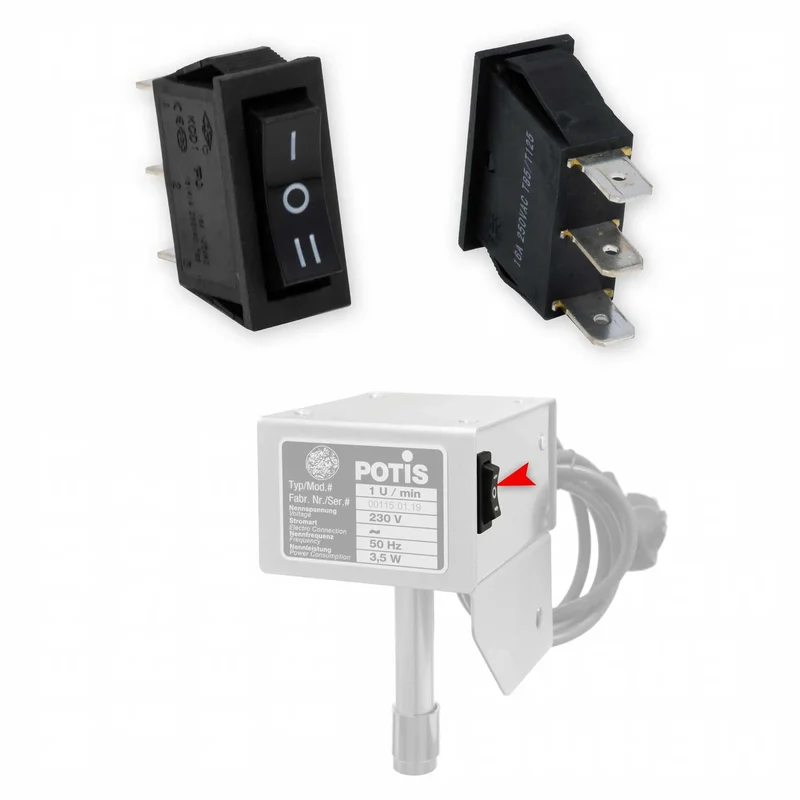 Schalter für Potis Dönergrill Motor