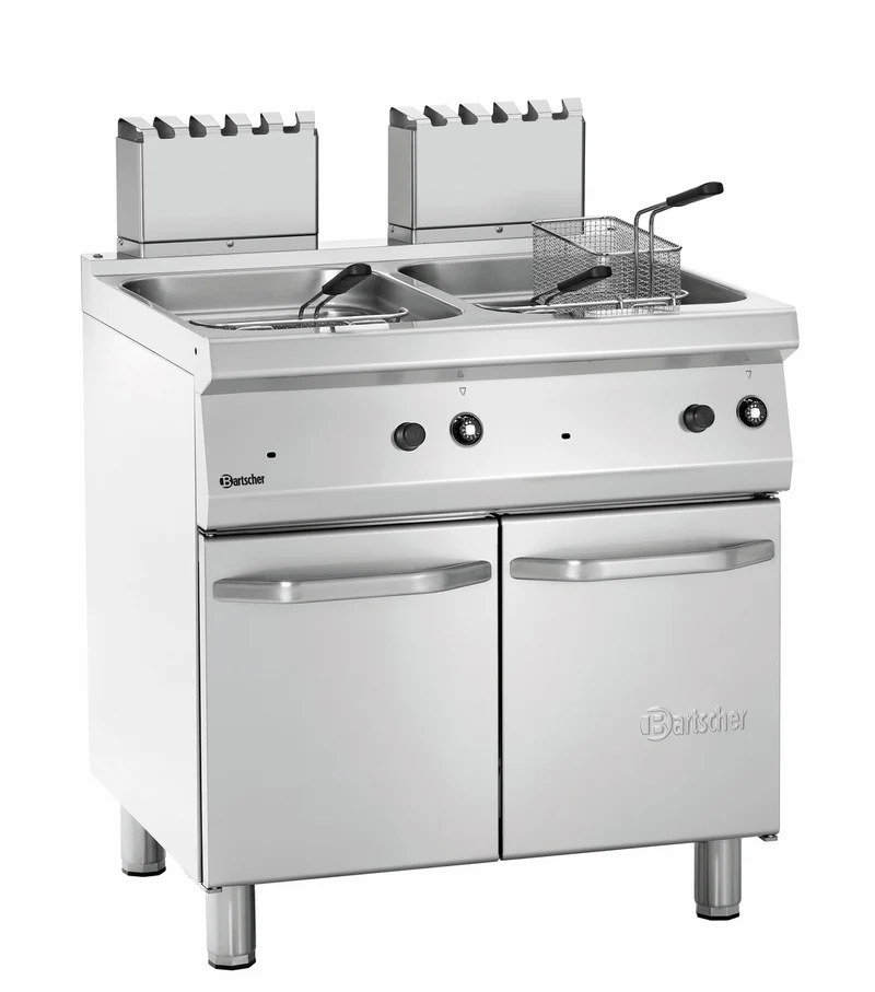 Bartscher Fritteuse Gas, 700, B800, 2x15L