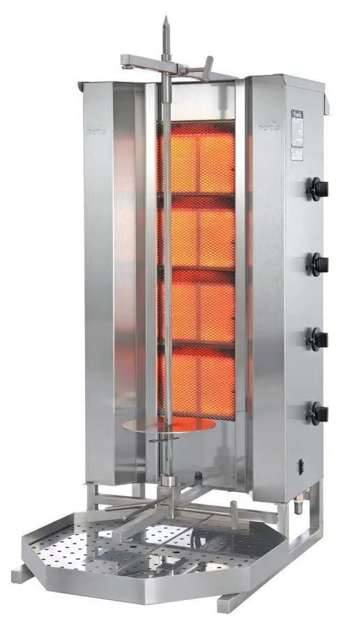Potis MU GD4 Dönergrill / Gyrosgrill – Professionelles Grillgerät für Gastronomie und Imbissbetriebe
