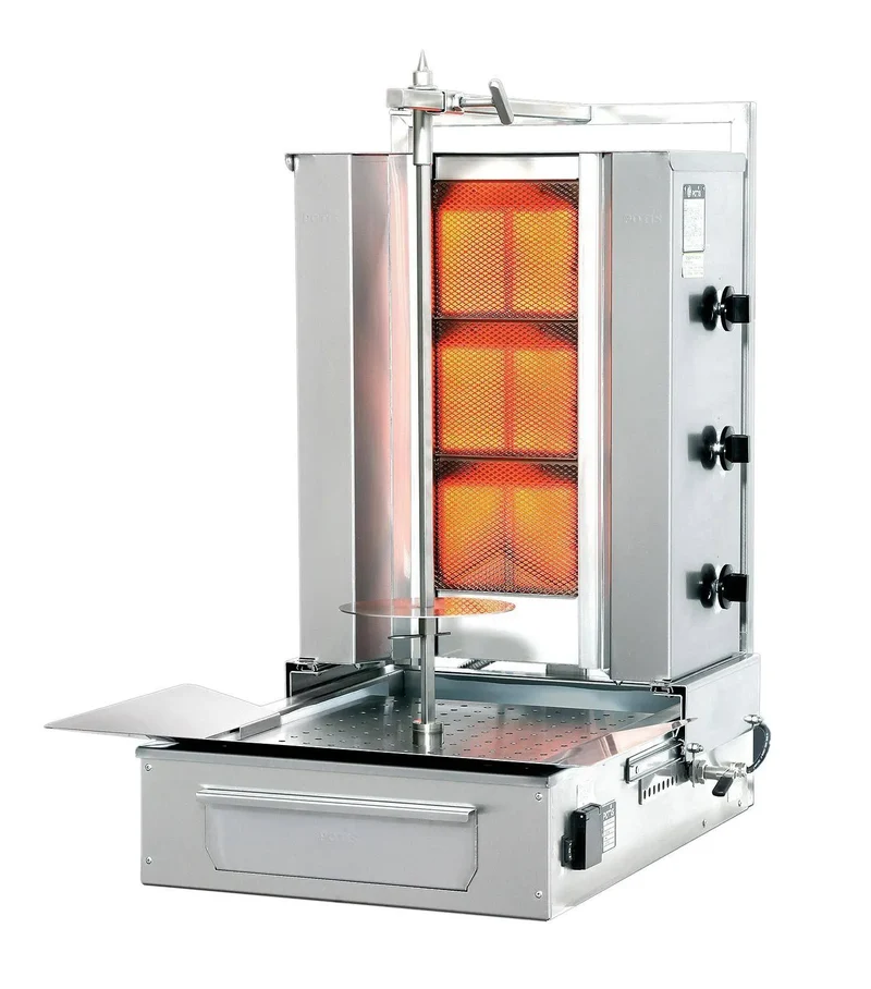 Potis Dönergrill / Gyrosgrill F-GD3 – Professioneller Grill für Gastronomiebetriebe