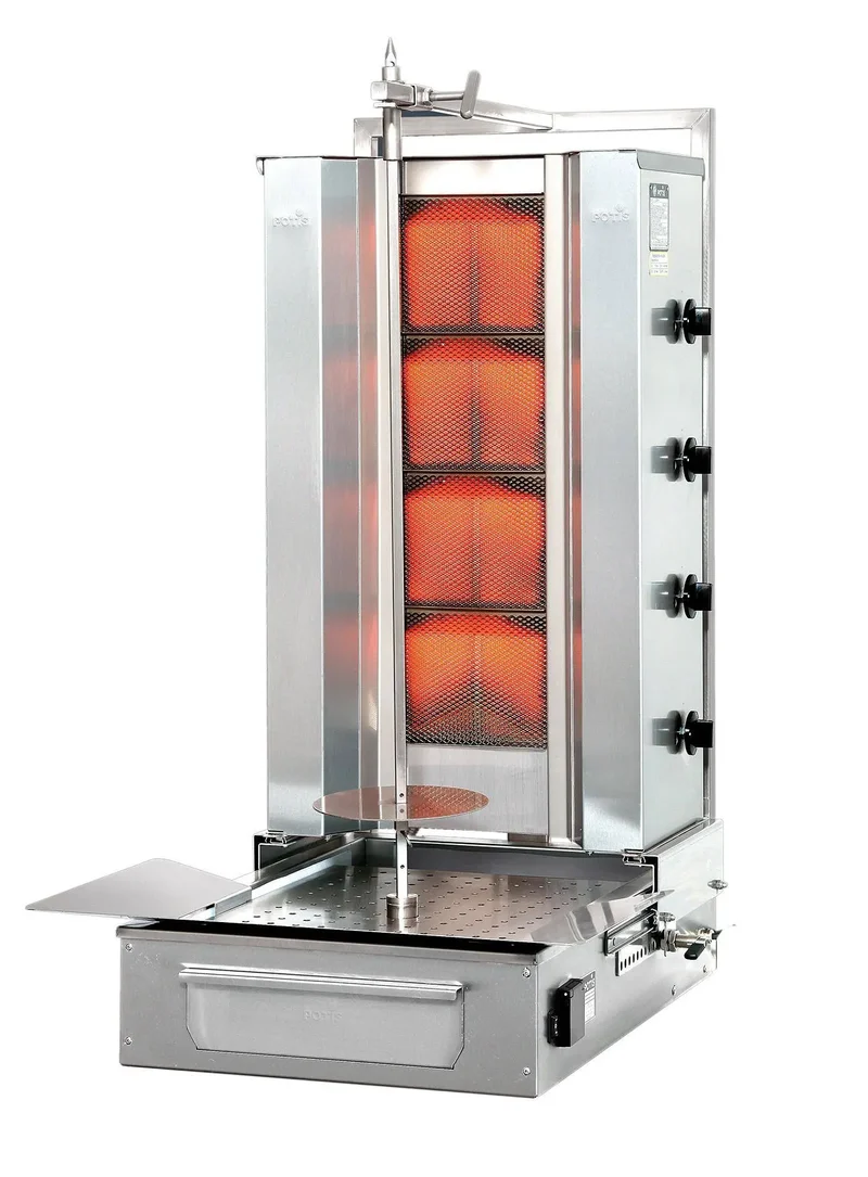 Potis F-GD4 Dönergrill / Gyrosgrill – Professionelles Grillgerät für Gastronomie und Imbissbetriebe