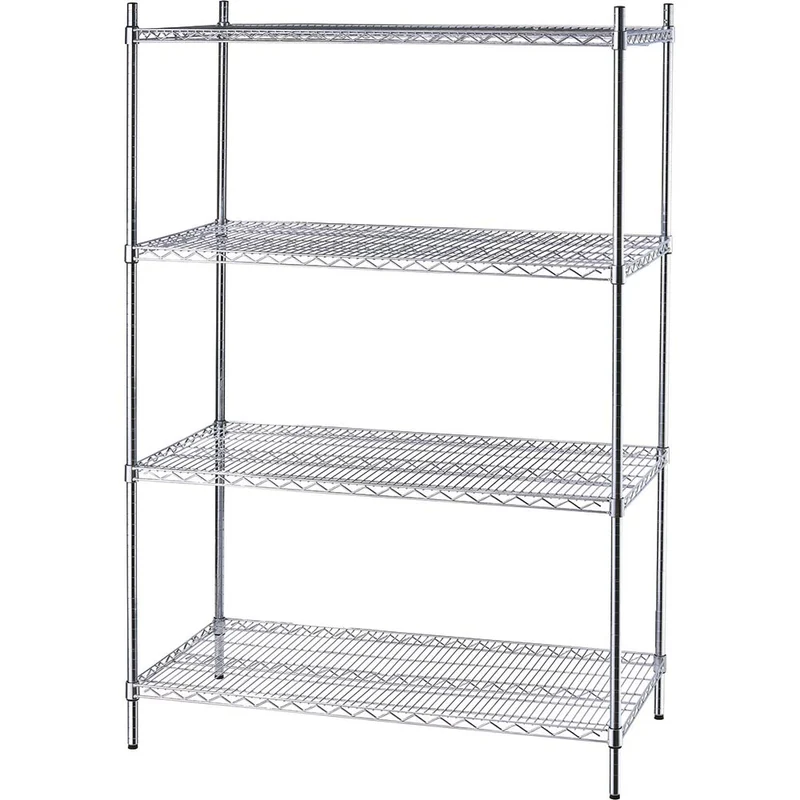 Lagerregal mit Drahtböden 1200x610x1800 mm (BxTxH)