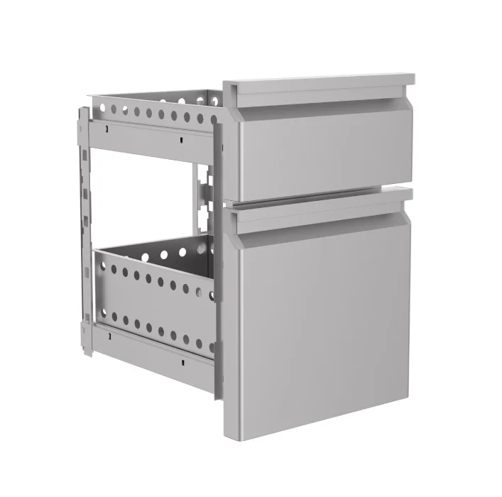 SCHUBLADENBLOCK 2/3 MONOBLOCK SOFT CLOSING