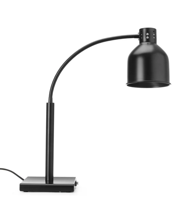 HENDI Flexible Wärmelampe – 230 V / 250 W – Schwarz – 268 × 200 × H 660 mm