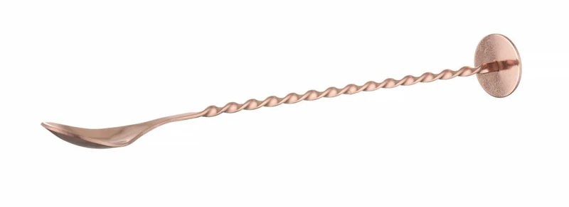 BarUp Barlöffel mit Stößel – Kupfer – 280 × 35 mm