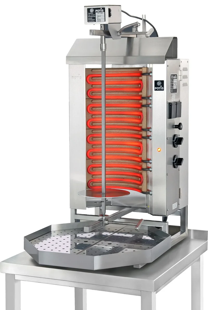 Potis E2 Dönergrill / Gyrosgrill – Leistungsstarker Elektrogrill für Gastronomiebetriebe