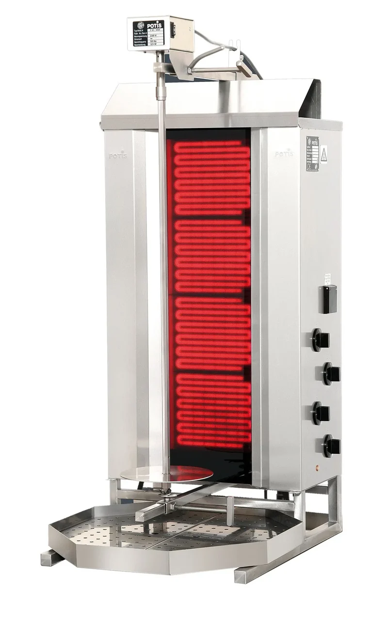 Potis CE4 Elektro Dönergrill / Gyrosgrill – Professionelles Grillgerät für Gastronomie und Imbissbetriebe