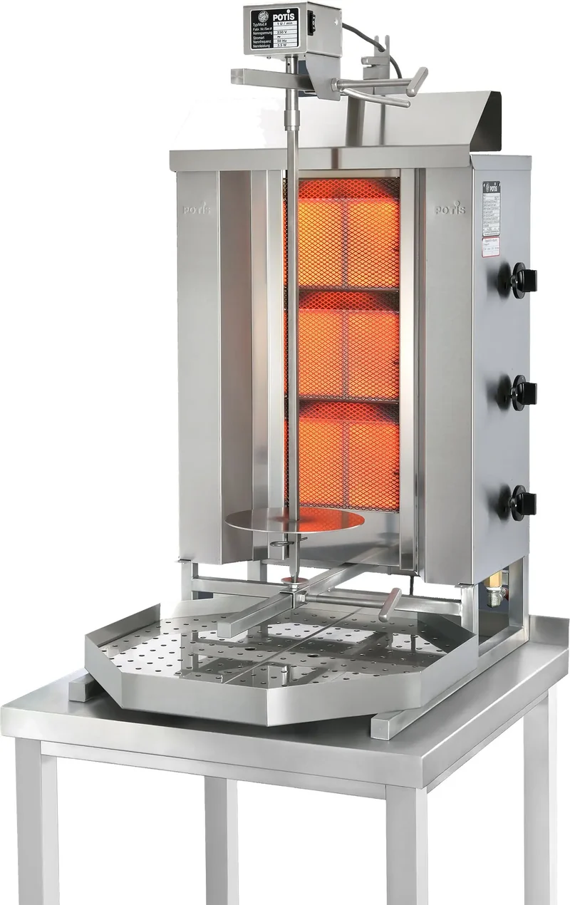 Potis GD3 Dönergrill / Gyrosgrill – Ideal für die Gastronomie mit hohem Leistungsniveau