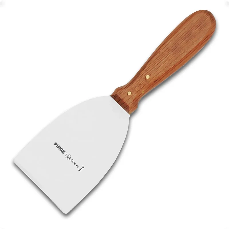 Spachtel Edelstahl 75 mm Holzgriff