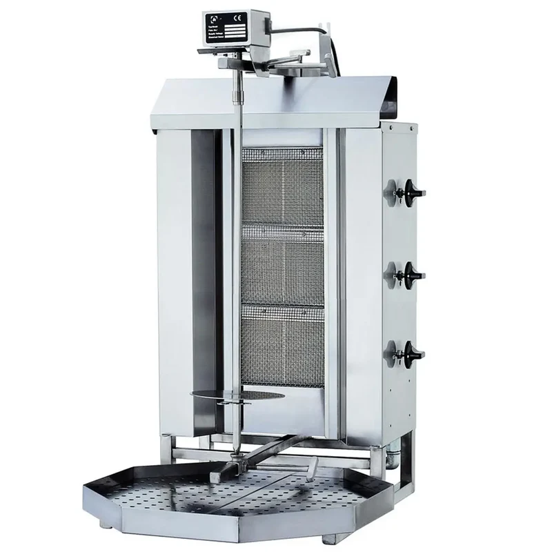 Gastronics Dönergrill / Gyrosgrill 3 Brenner Motor oben