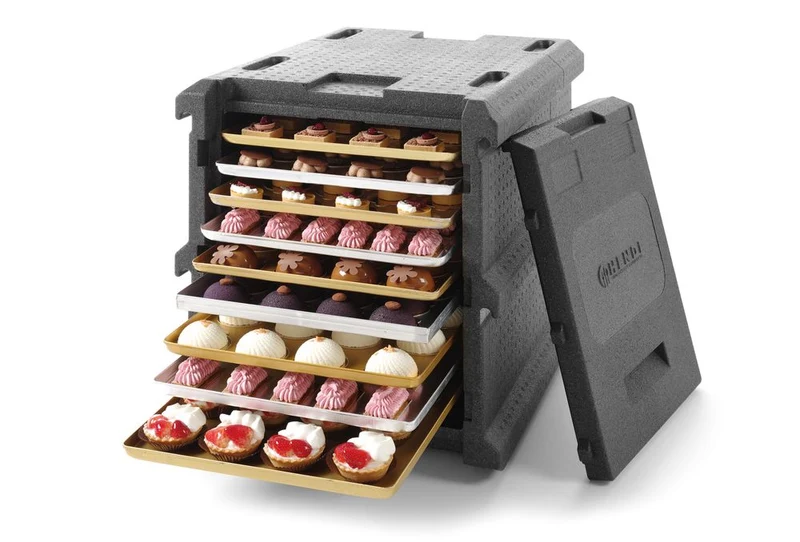 HENDI Thermobox 9x 600 × 400 mm – Profi Line – 128 l – 540 × 700 × H 640 mm