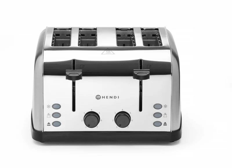 HENDI Toaster 4-fach – 240 V / 1500 W – 295 × 335 × H 180 mm