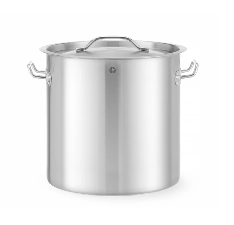 HENDI Hoher Schmortopf – mit Deckel – Budget Line – 21 l – Ø 300 × H 300 mm