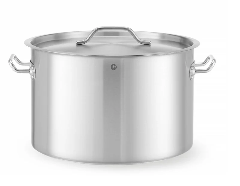 HENDI Kochtopf, mittel - mit Deckel – Budget Line – 32 l – Ø 400 × H 260 mm