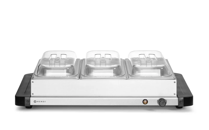 HENDI Speisenwärmer – 230 V / 400 W – 657 × 381 × H 161 mm