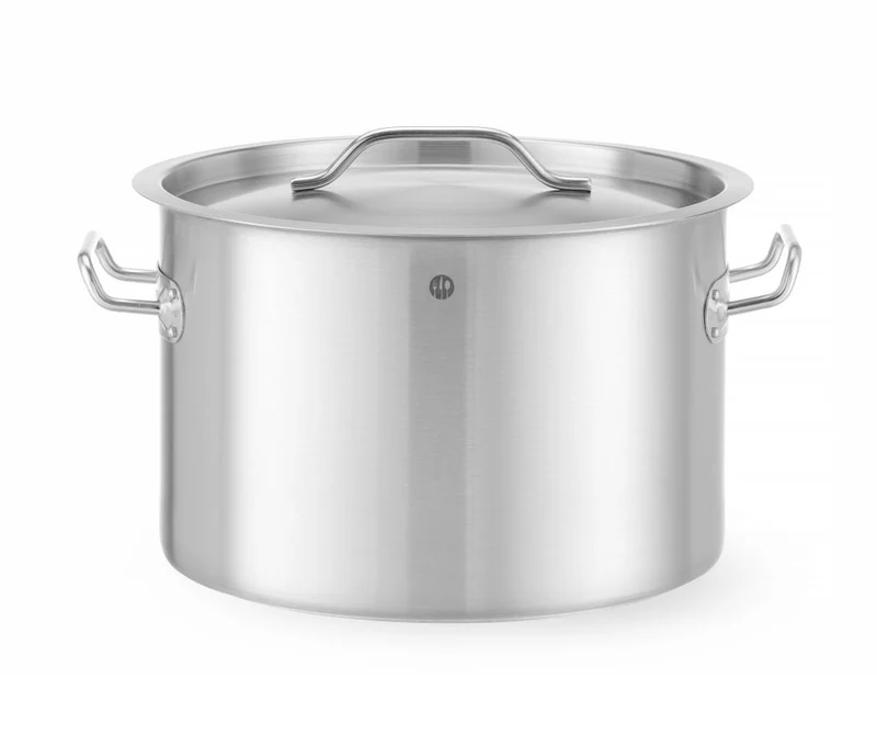 HENDI Kochtopf, mittel - mit Deckel – Budget Line – 23 l – Ø 350 × H 240 mm