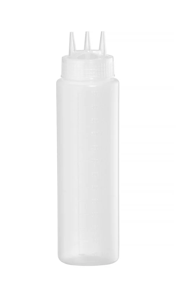 HENDI Flasche für Saucenwärmer – 0,65 l – Transparent – Ø 68 × H 247 mm