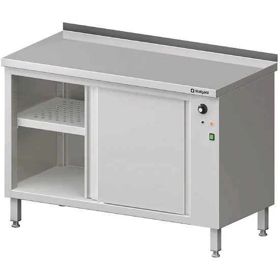 Wärmeschrank mit Schiebetüren 1000x600x850 mm mit Aufkantung