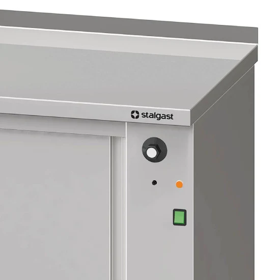 Wärmeschrank mit Schiebetüren 1000x700x850 mm mit Aufkantung