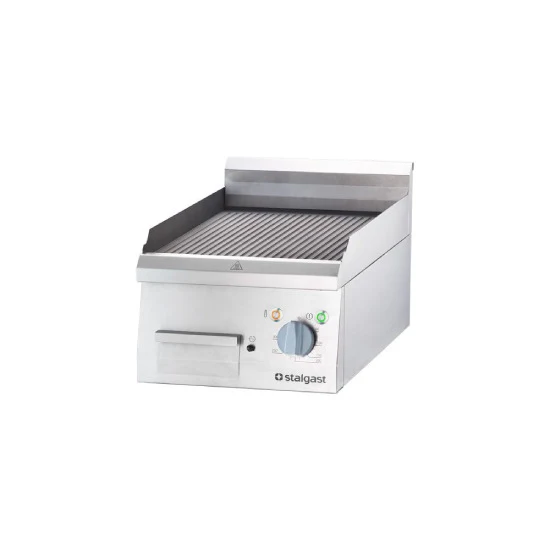 Elektro-Griddleplatte als Tischgerät Serie 700 ND - gerillt, 400 x 700 x 250 mm (BxTxH)