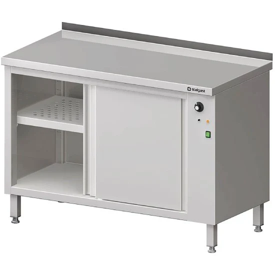 Wärmeschrank mit Schiebetüren 1200x600x850 mm mit Aufkantung